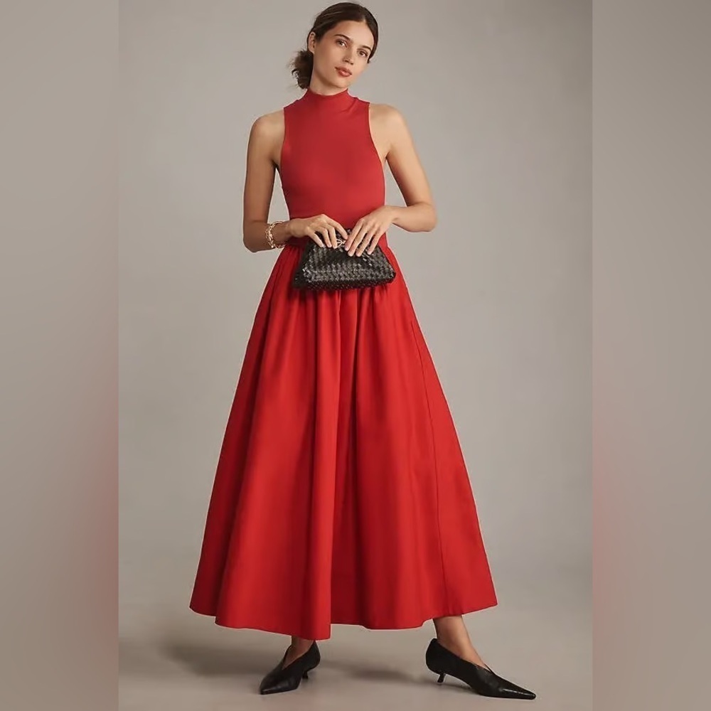 Reformation Sai Red Maxi Dress B51